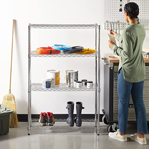 5-Shelf Adjustable Heavy Duty Steel Wire Storage Shelving Organizer, 36" L x 14" W x 72" H X6421