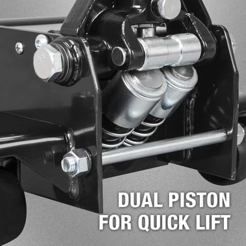 Hydraulic Low Profile Steel Racing Floor Jack, 3 Ton Capacity E136