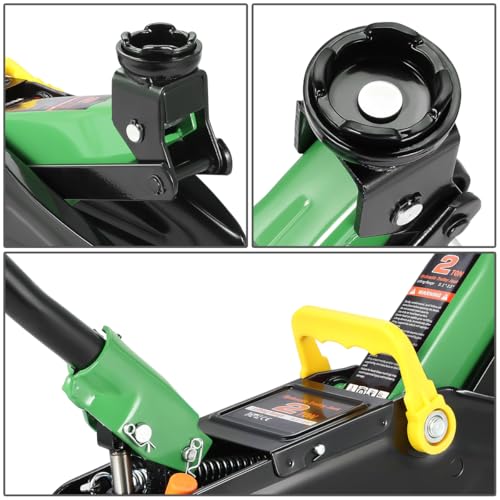Floor Jack 3 Ton Capacity, Low Profile Heavy Duty Hydraulic Car Jack, Lifting Range 3"-20" O821