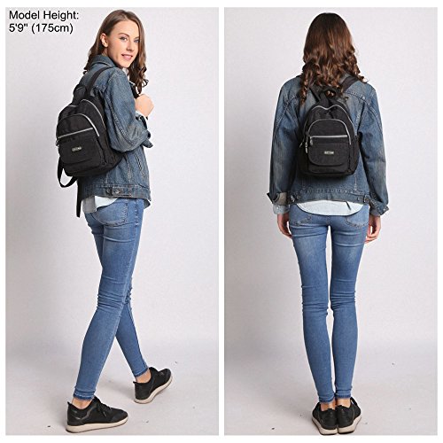Mini Nylon Backpack for Women Casual Lightweight Daypack K17647