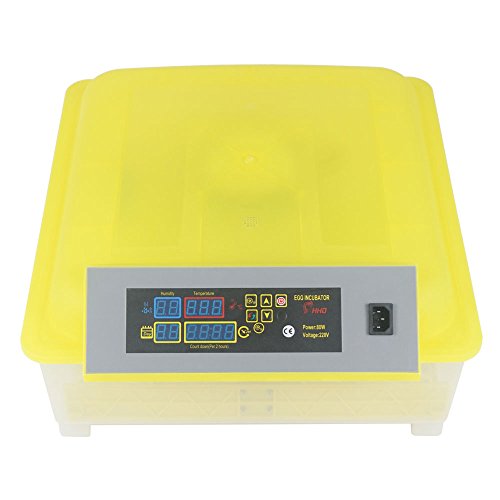 Winado 48 Chicken Incubators for Hatching Eggs, Egg Incubator with Automatic Egg Turning & Temperature Control & Humidity Display & Egg Candler for Hatching Chicken, Duck, Goose, and Quail Eggs