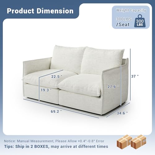 Modular Sectional Sofa, Waterproof Down Filled, Dark Gray C7587
