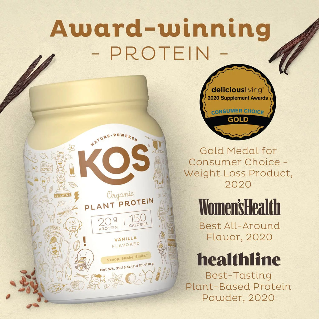 Vanilla Organic Vegan Protein Powder, Plant Based, Dairy Free X17478