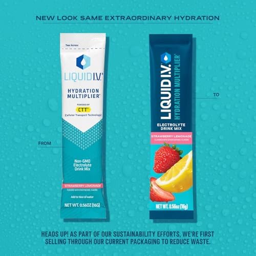 Hydration Multiplier Electrolyte Powder Drink Mix, Lemon Lime, 16 Servings L918917