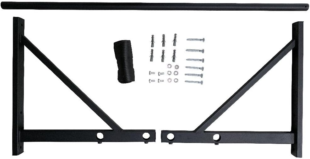 Wall Mounted Pull Up Bar, 14" or 22" Depth, 400 LB Rated K5225