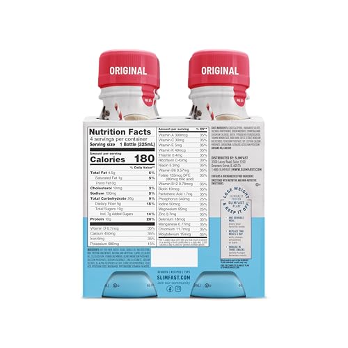 Meal Replacement Shake, Creamy Milk Chocolate, 10g Protein, 11 Fl Oz, 12 Pack G102008