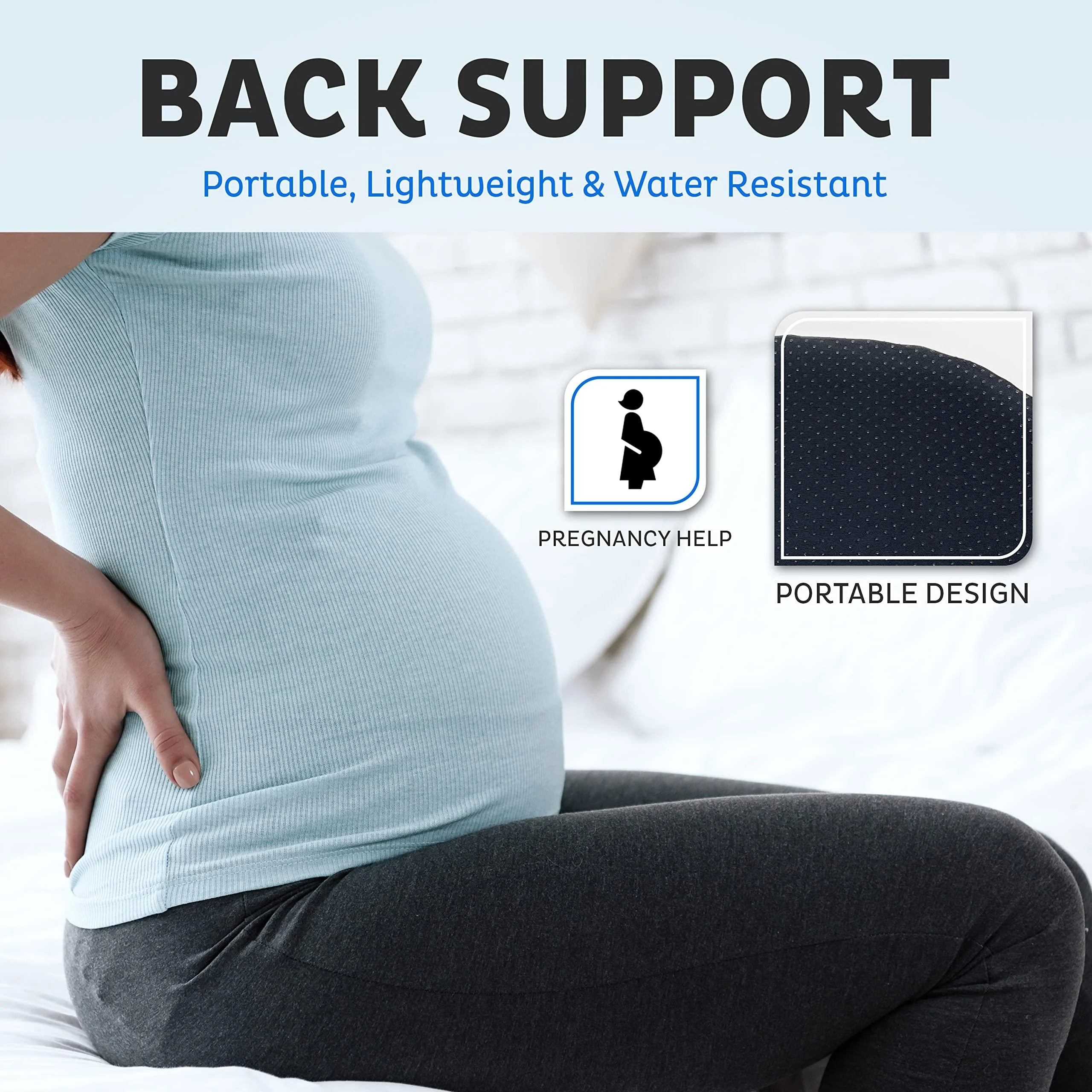 Gel Seat Cushion with Ergonomic Honeycomb Design, Large Size, Removable Washable Cover J1058