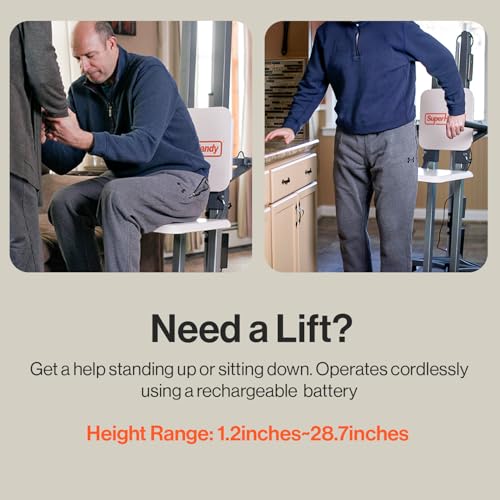 Electric Floor to Stand Lift - 500 Lbs Capacity, Standing Assistance, Portable, Adjustable Z146253