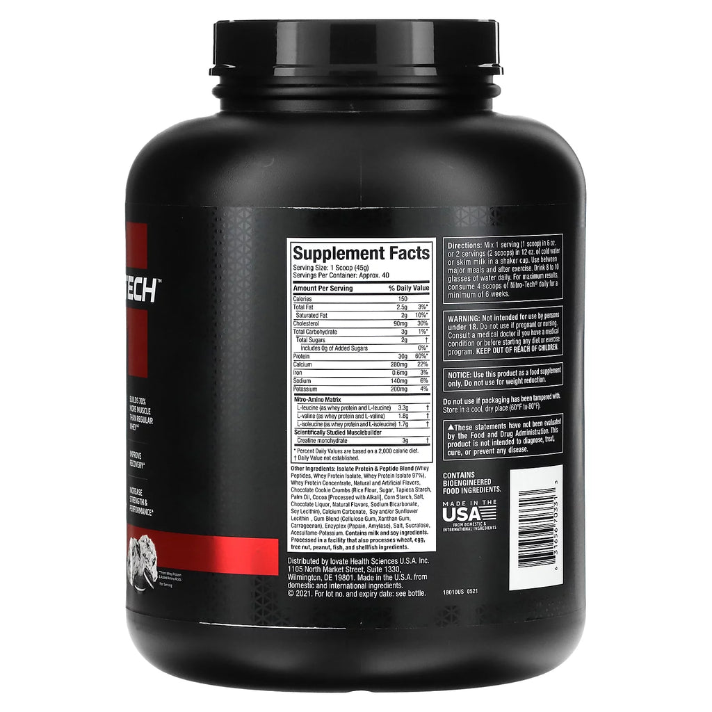 Whey Protein, Cookies and Cream, 4 lbs W7970