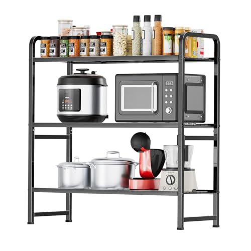 Heavy Duty Metal Wire Shelving Unit, 3 Tier, Stackable Storage Rack C875