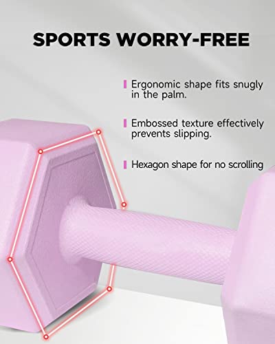 Dumbbell Set of 2 with Easy Grip for Home Gym Strength Training P62283
