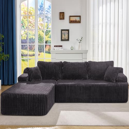 Modular L-Shape Sectional Sofa with Oversized Chaise A47792