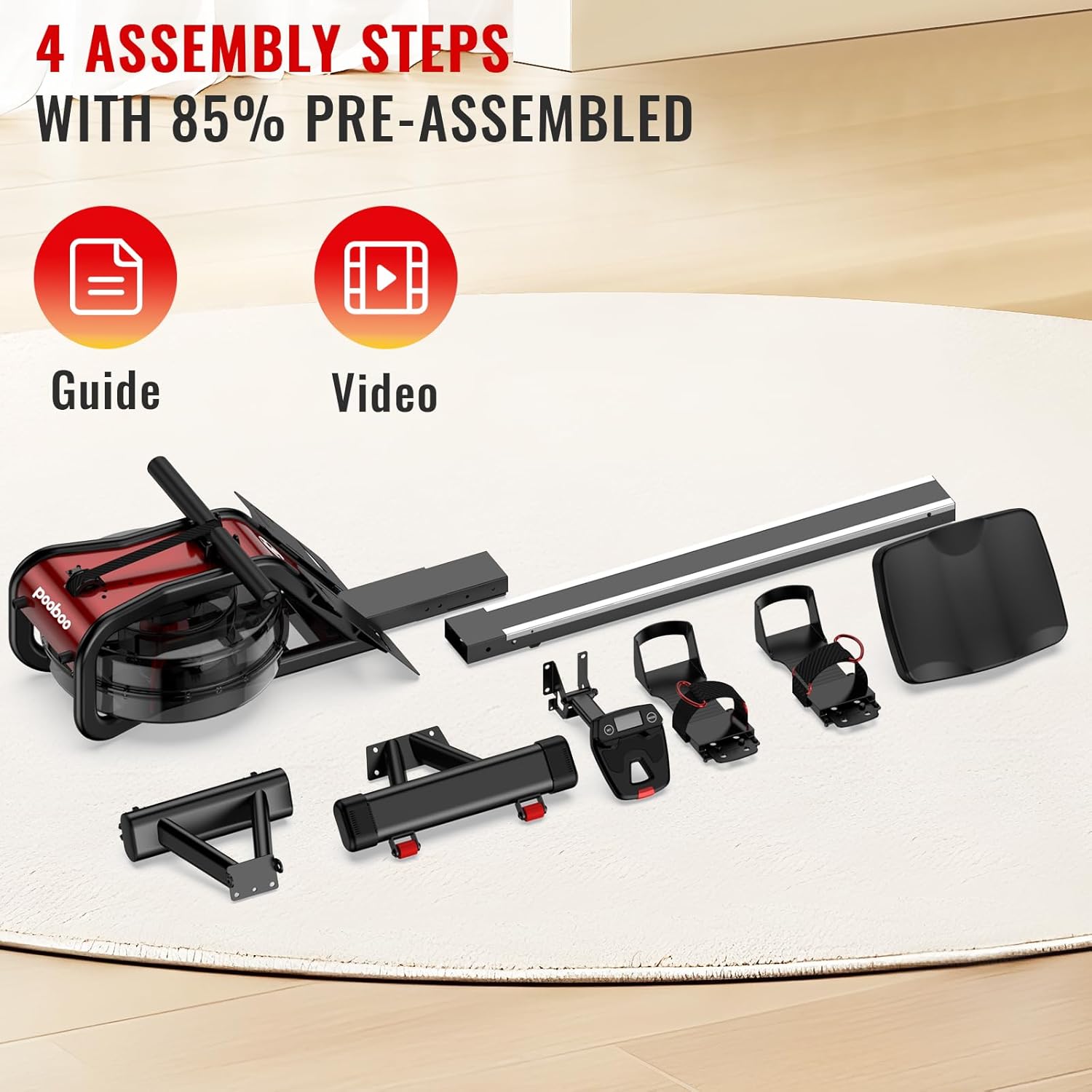 Magnetic Rowing Machine for Home Use F270360