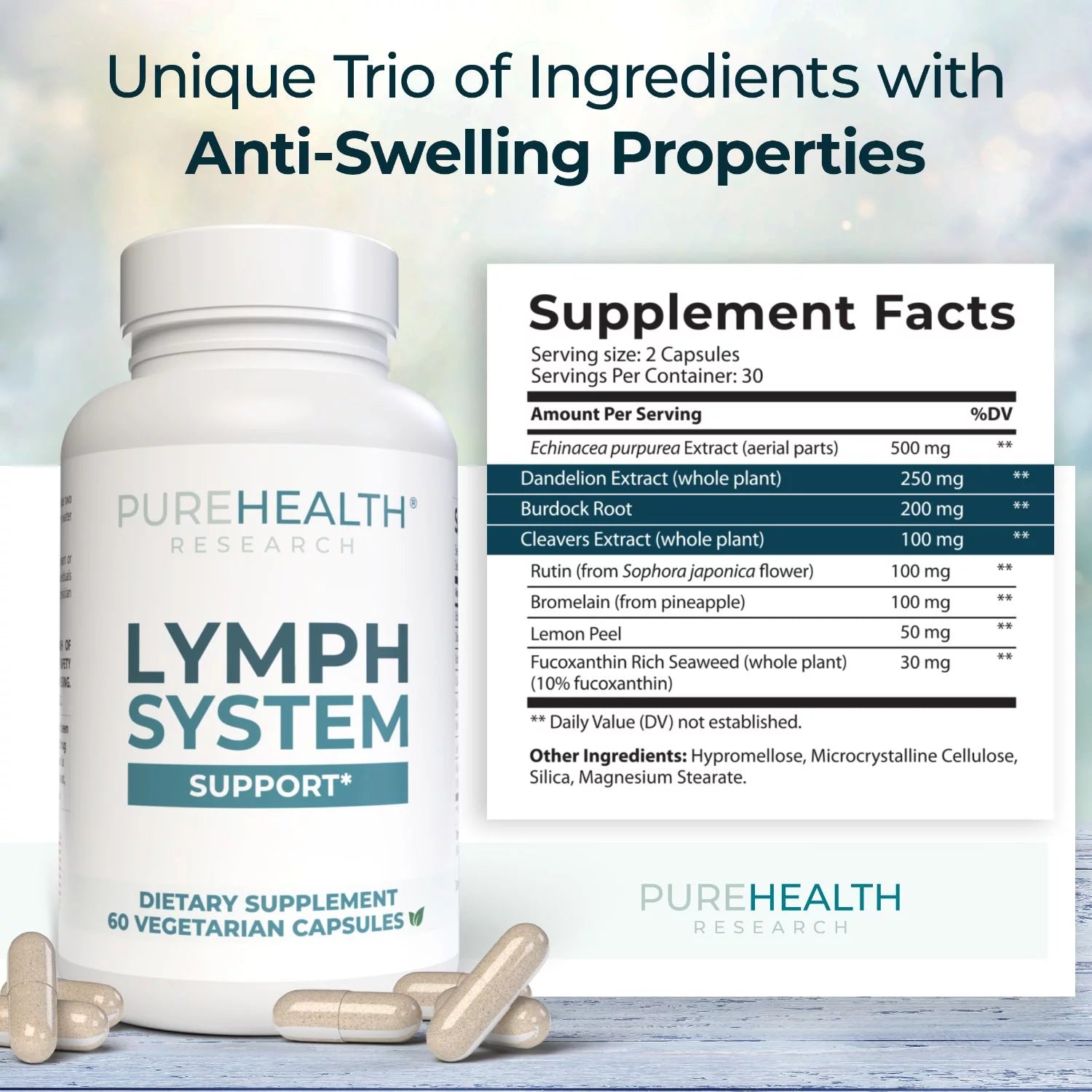 Lymphatic Supplement to Reduce Swelling P66997