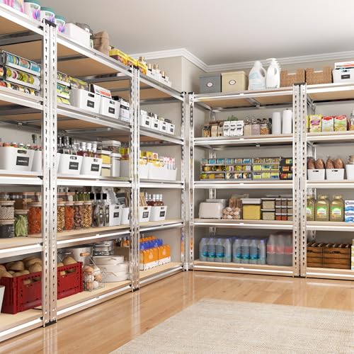 Storage Shelves 6 Tier Heavy Duty Metal Shelving Adjustable L7515