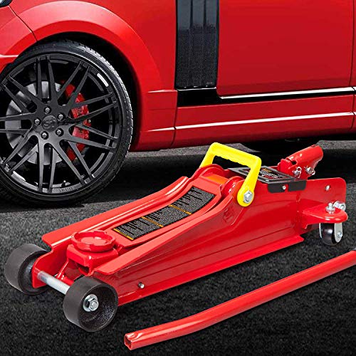 Hydraulic Trolley Floor Jack with Storage Case, 1.5 Ton Capacity G957043