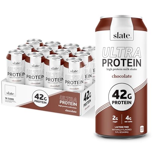 Chocolate High Protein Shake, 42g Protein, Lactose Free, 15 fl oz L659217