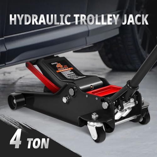 Floor Jack 3 Ton Capacity, Low Profile Heavy Duty Hydraulic Car Jack, Lifting Range 3"-20" O821
