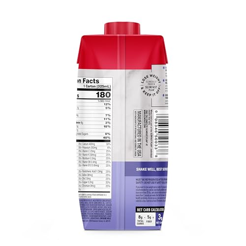 Protein Shake, Chocolate, 20g Protein, Meal Replacement, 12 Count B226310
