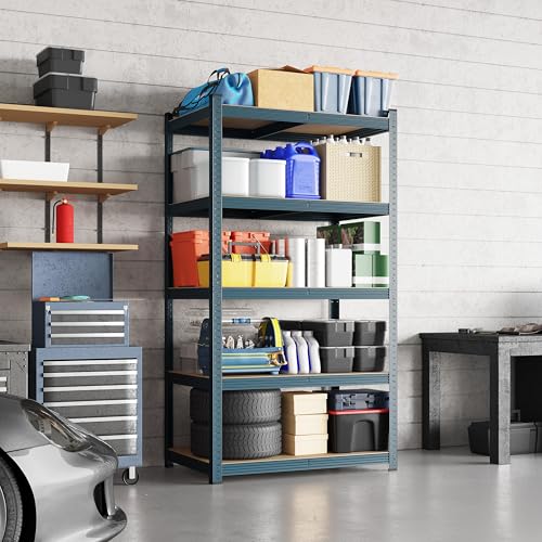 5-Tier Adjustable Metal Shelving Unit for Garage, Pantry, and Warehouse M7734