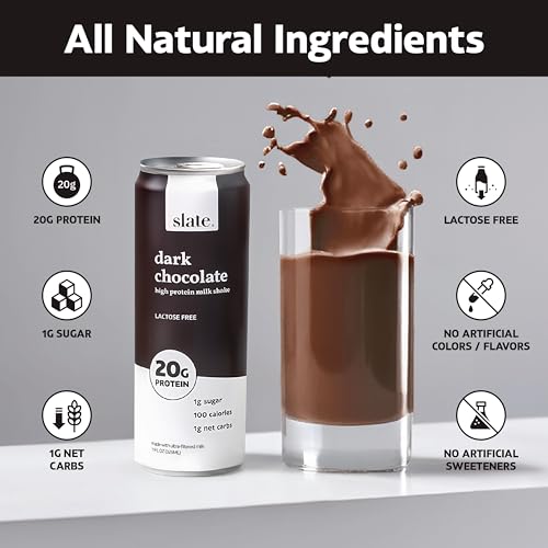 High Protein Milk Shake Dark Chocolate Lactose Free 11 fl oz B183540