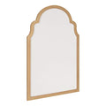Kate and Laurel Holbrook Glam Framed Arch Fabric Pinboard, 24 x 36, Gold, Decorative Modern Bulletin Board for Wall