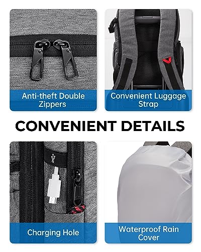 Camera Backpack Expandable for Photographers with 15.6" Laptop Compartment R68194