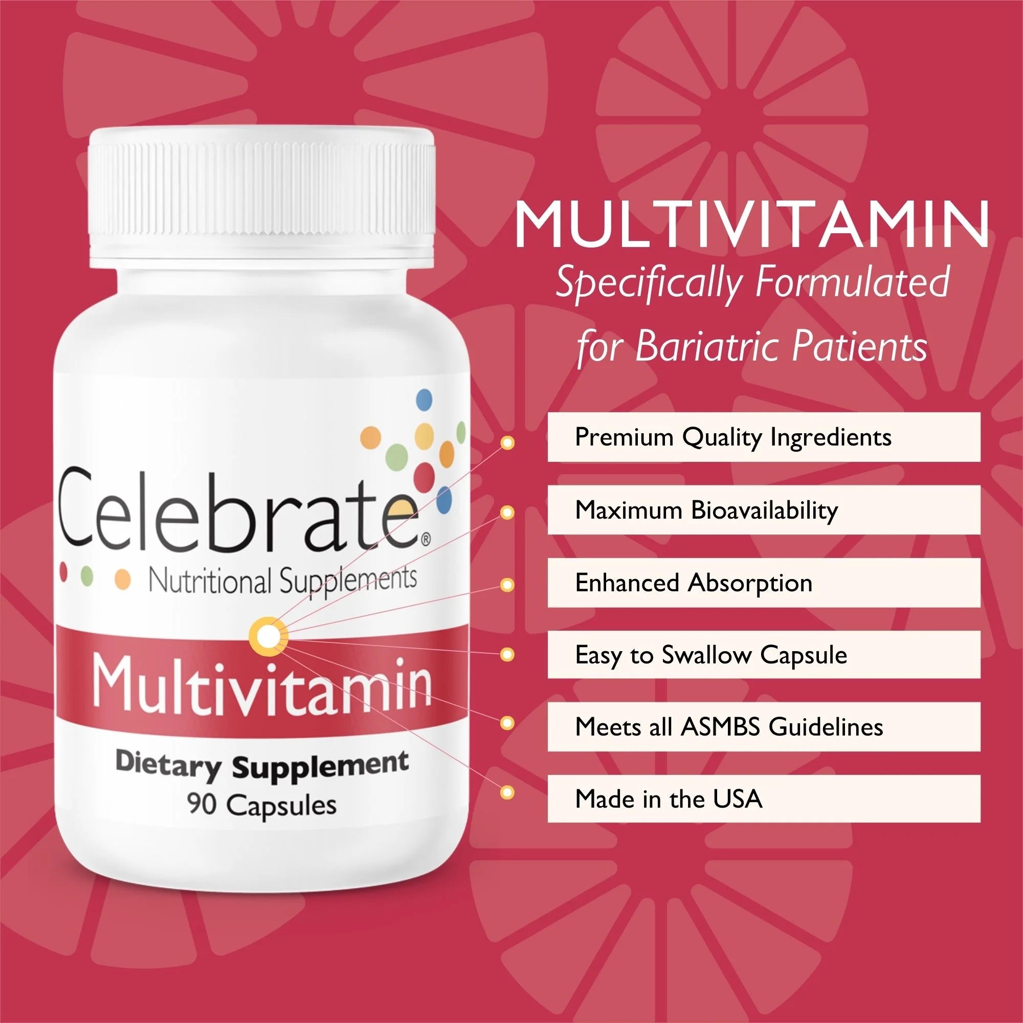 Bariatric Multivitamin without Iron Capsules, 90 Count X4742