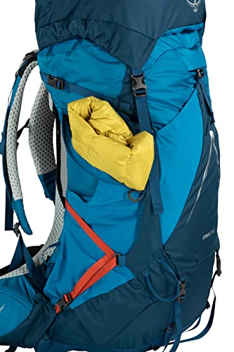 Men's Backpacking Backpack 65L, Black H670111
