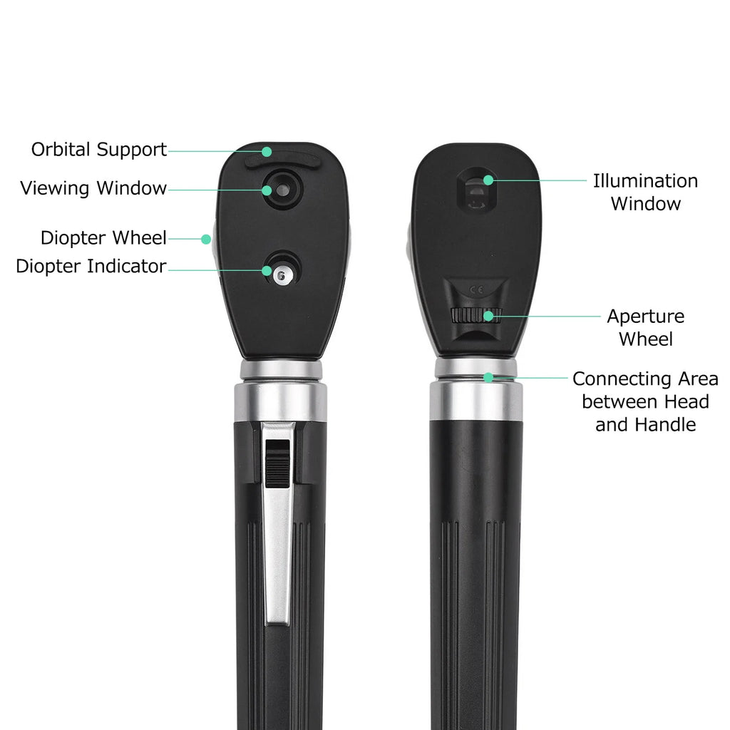 Handheld Ophthalmoscope with 5 Apertures F69636