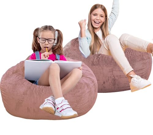 Faux Fur Bean Bag Chair for Adults with Filling Q65946