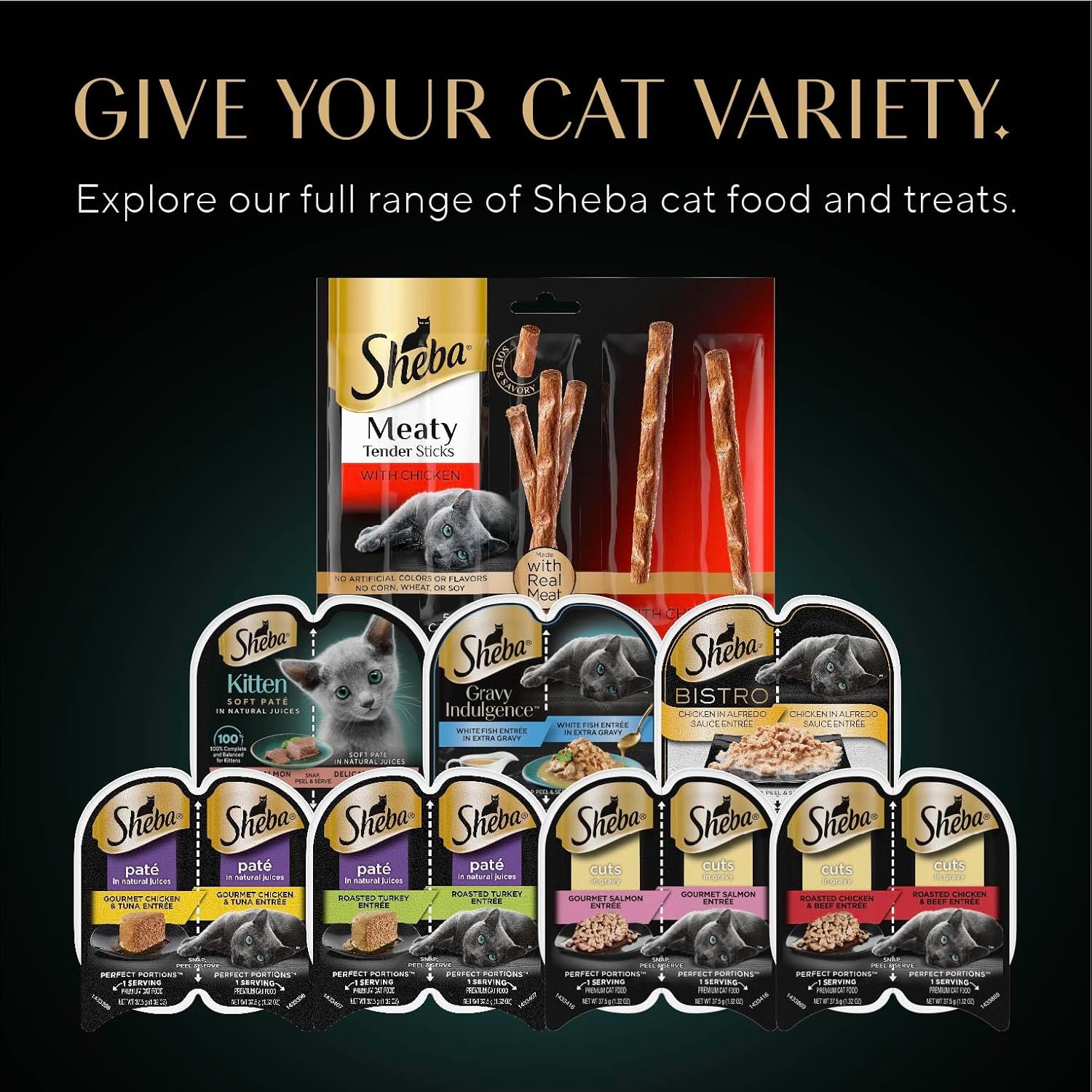 Wet Cat Food Trays Variety Pack, Salmon Trout Tuna Entrée, 24 Count D204