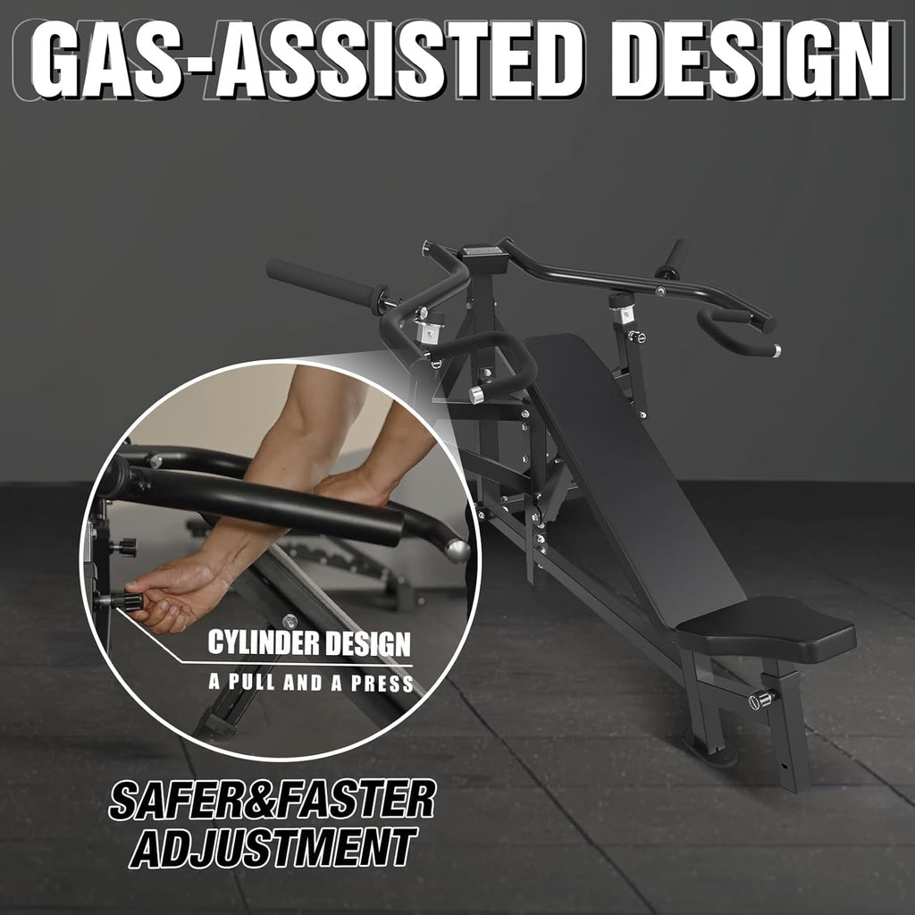 Chest Press Machine with Independent Converging Arms, Adjustable Incline, 1250LBS M18783