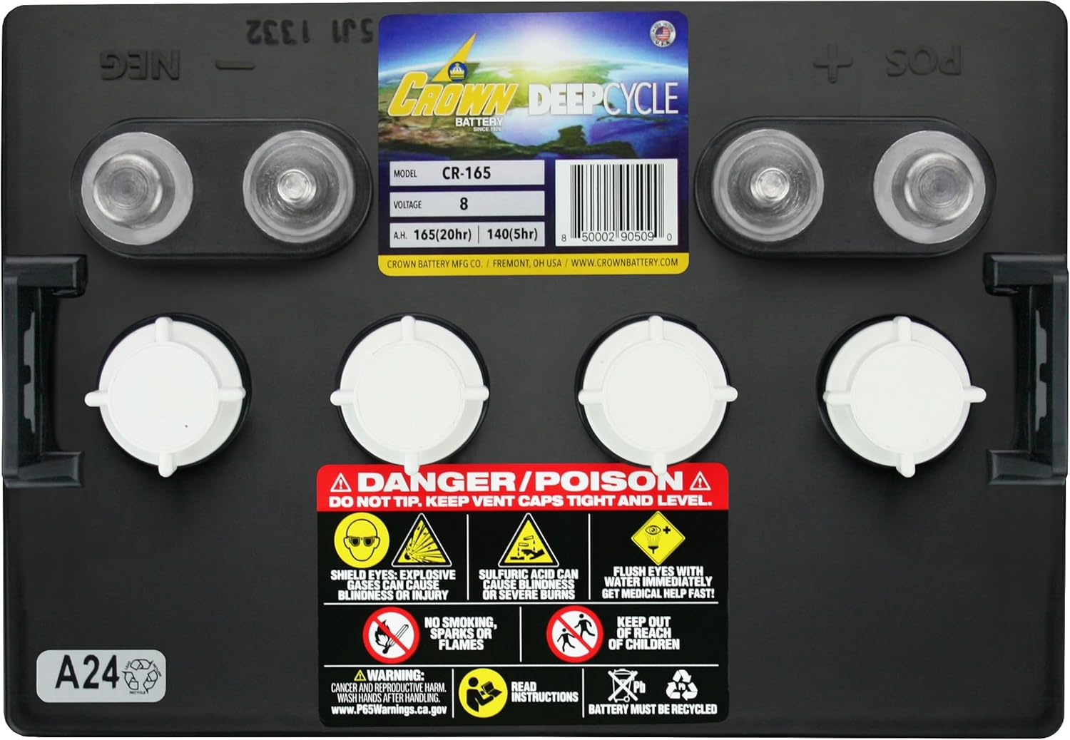 8V Deep-Cycle Flooded Battery B3797
