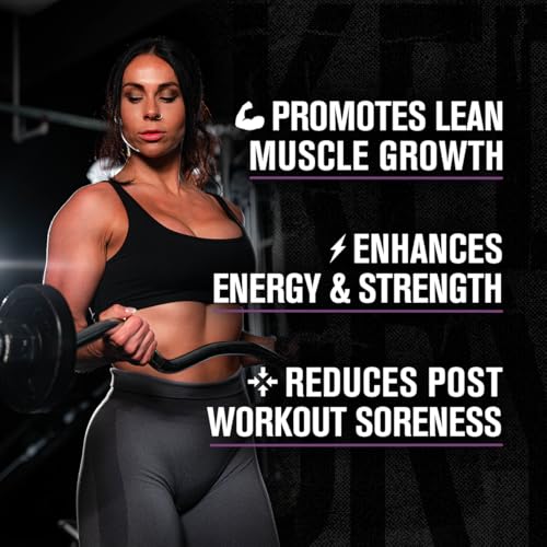 Daily Muscle Builder Supplement for Strength & Growth - 60 Veggie Pills U9496