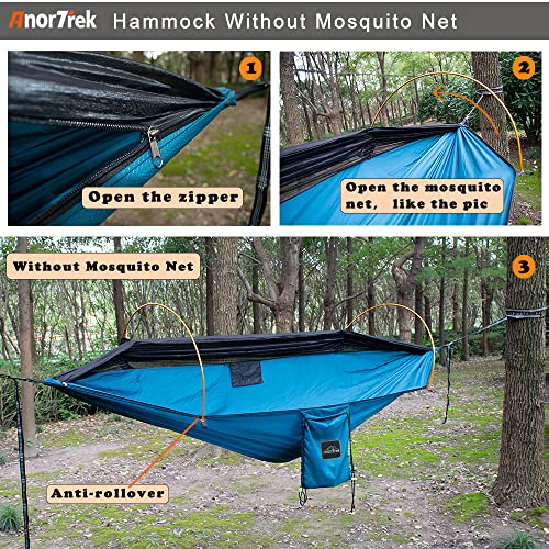 Camping Hammock with Mosquito Net, Lightweight Portable Double, 230T Nylon O54149