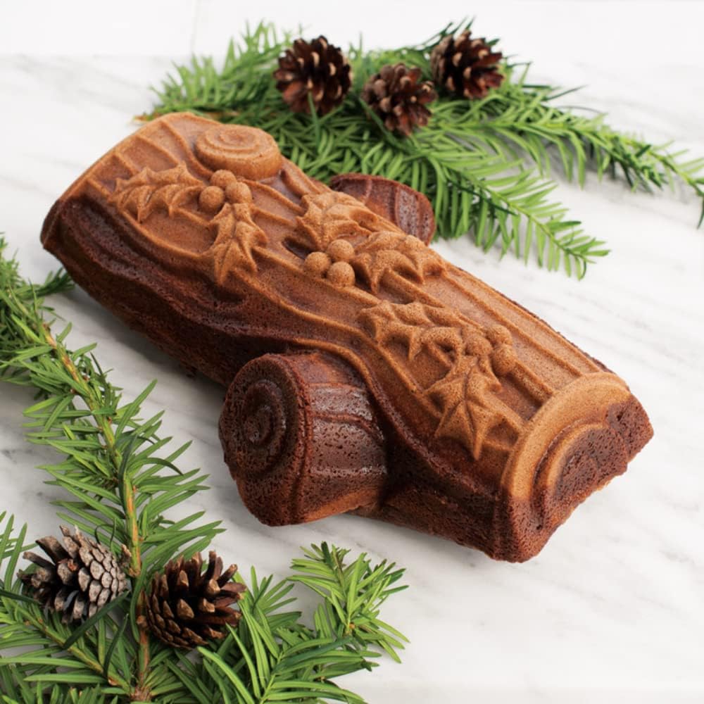 Yule Log Cake Pan, Silver P841070