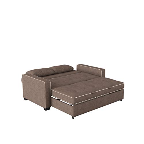 Convertible Sleeper Sofa, Queen Size, Navy Q5867