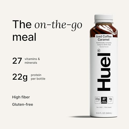 Chocolate Meal Replacement Drink, High Protein, Plant Based, 16.9 Fl Oz (12 Pack) T510