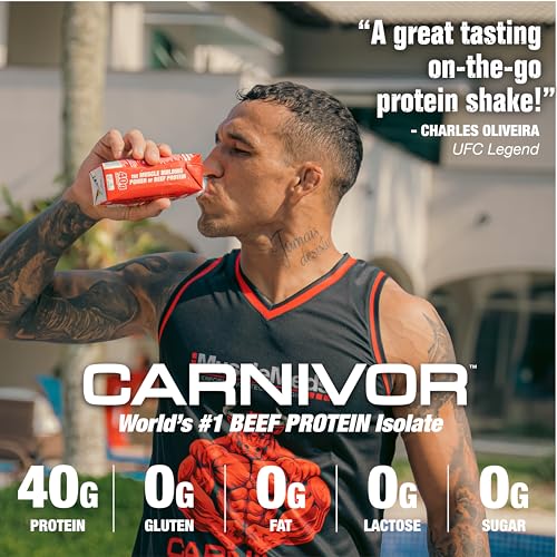 Ready to Drink Protein, Lactose Free, 40g Isolate, Chocolate 16.9 Fl Oz (Pack of 12) B9617