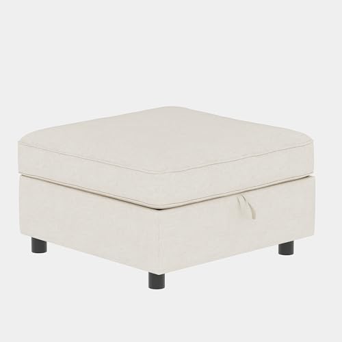 Modular Storage Sectional Sofa with Movable Ottomans, U-Shaped Chenille U839651