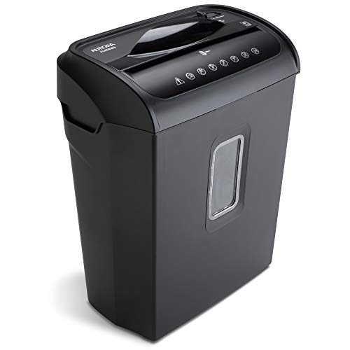 12-Sheet Micro-Cut Paper and Credit Card Shredder with Pullout Basket R7384