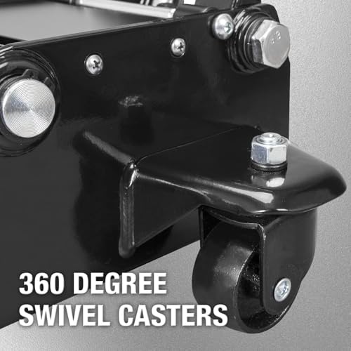 Hydraulic Low Profile Steel Racing Floor Jack, 3 Ton Capacity E136