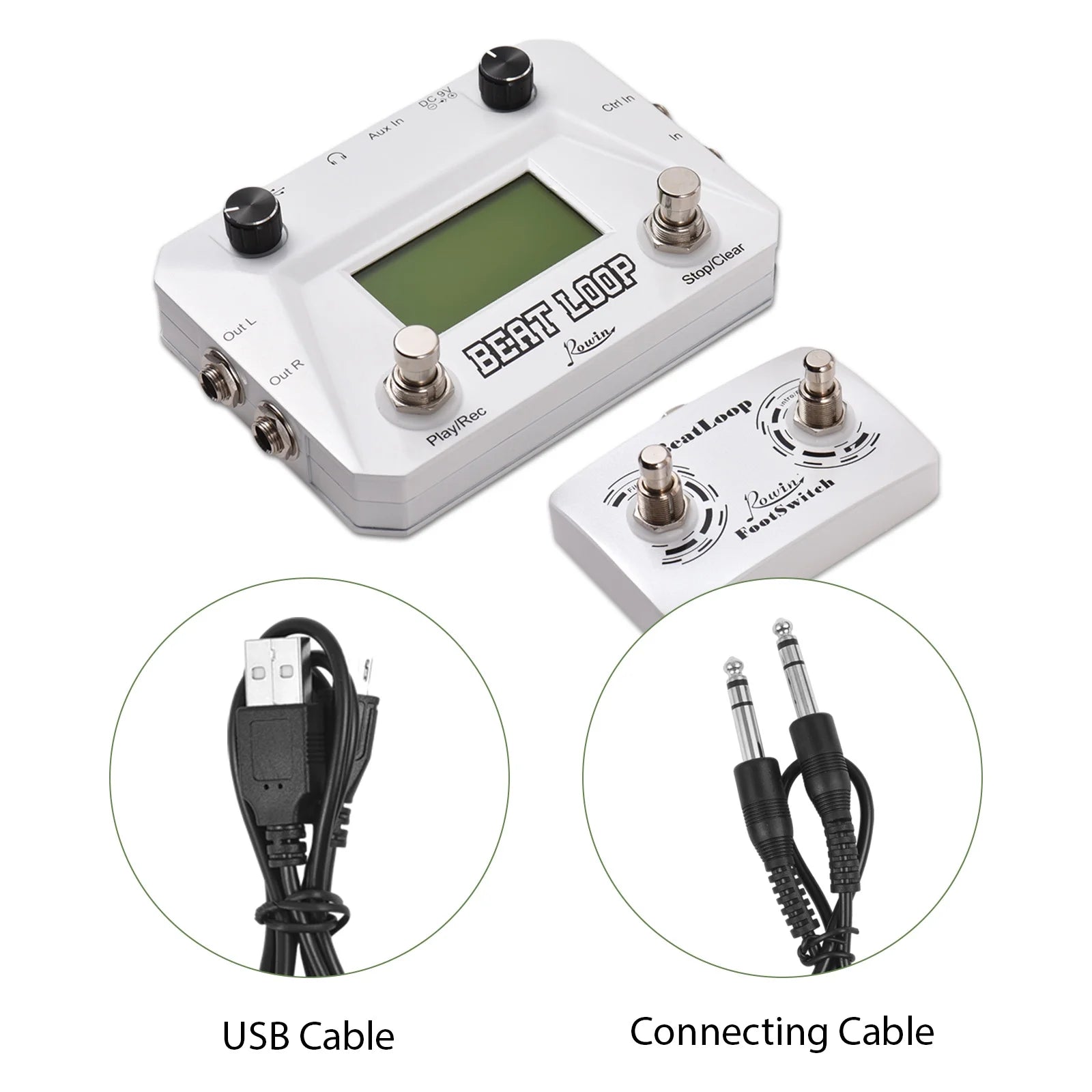 Drum Audio Effect Machine with LCD Display and 3.5mm Input B9149