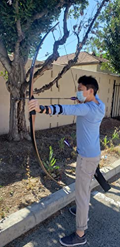 68" Traditional Wood Longbow for Archery Target Hunting Y428132