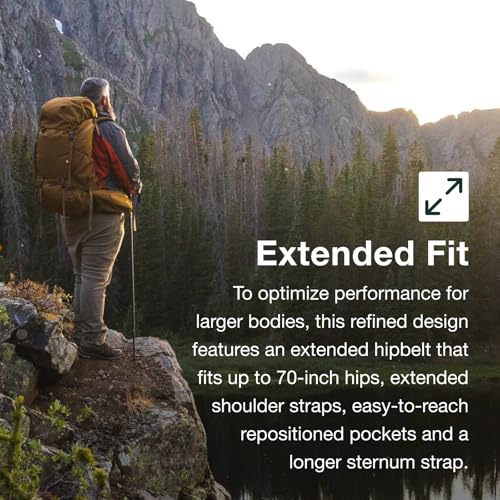 Men's 65L Backpacking Backpack O682