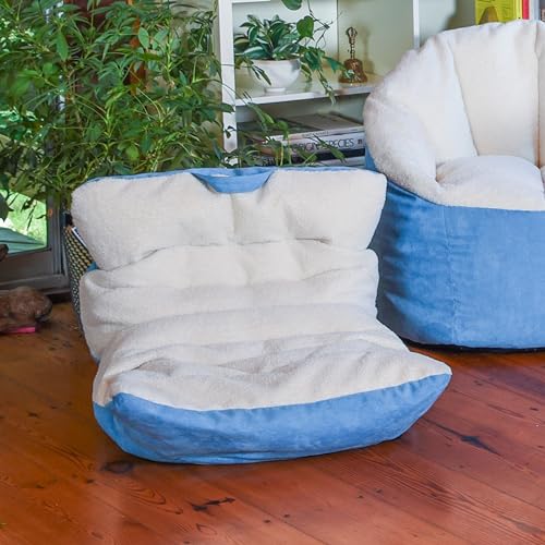 Dorm Bean Bag Chair with Drink Holder and Pocket, 3 feet R2503
