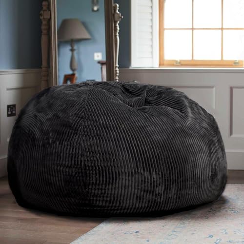 Faux Fur Bean Bag Chair for Adults with Filling Q65946