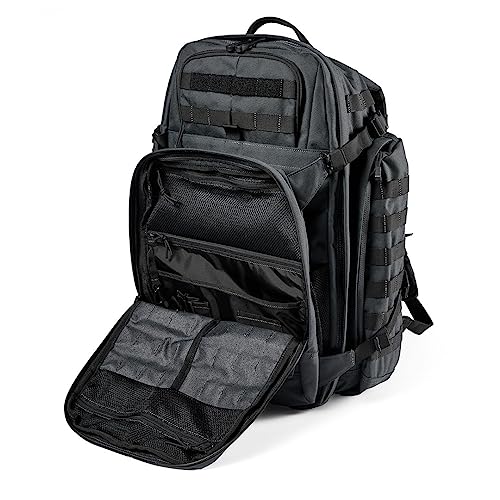Military Molle Backpack, 55 Liter, Multiple Compartments, Black H7113