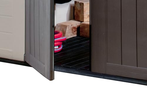 Outdoor Resin Storage Shed for Patio Furniture and Yard Tools R685